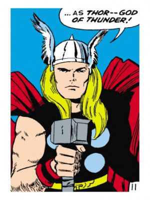 marvel-comics-retro-mighty-thor-comic-panel-god-of-thunder-holding ...