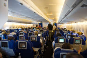 british airways business class cabin