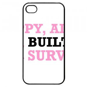 Breast Cancer Inspirational Quotes iPhone 4 Case