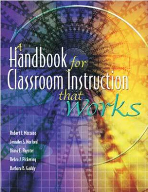 Handbook for Classroom Instruction That Works . Robert Marzano ...