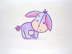 Disney art cutie eeyore. -- should be super simple to draw going to ...