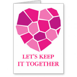 Relationship Greeting Card | Mending Heart Quote