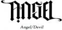 Angel Devil Ambigram Tattoo