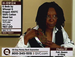 Funny business: It's not very clear what Whoopi Goldberg was trying to ...