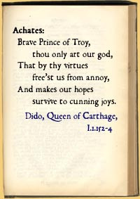 Quote: Dido, Queen of Carthage, I.1.152-4
