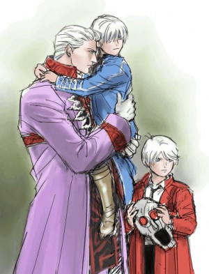 Sparda with Vergil and Dante