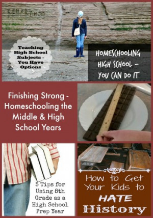 Finishing Strong homeschooling Middle & High School #12