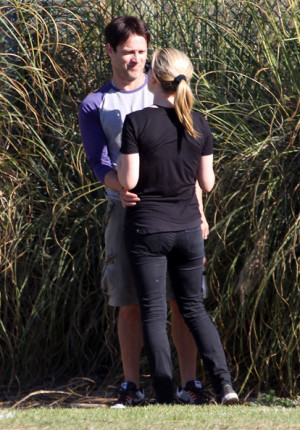 Anna Paquin, Stephen Moyer At His Daughter's Soccer Game 11/13