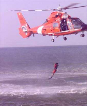 The Coast Guard Rescue Swimmer insignia.