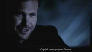 It;s good to see you too, Damon. - Alaric :D #Quote #TVD