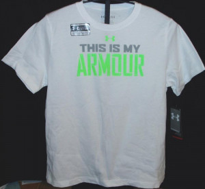 Details about YOUTH BOYS UNDER ARMOUR T-SHIRT SPORTS SAYINGS ATHLETIC ...