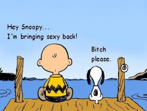 Oh Snap. Snoopy Went There.