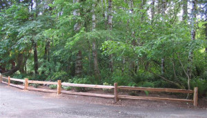 Sunrise Lumber and cedar split rail fence