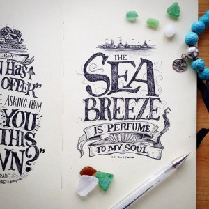 beejaedee | #sea #seabreeze #ocean #digbyrocks #illustration # ...