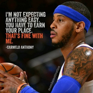 Instagram photo by mambamotivation - Quote from NBA player Carmelo ...