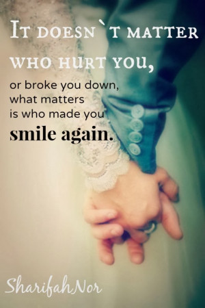 it doesn t matter who hurt you