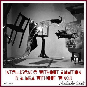 All talk and no action! #quote #intelligence #ambition #bird #salvidor ...