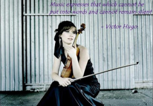 Music expresses that which cannot be put into words and cannot remain ...