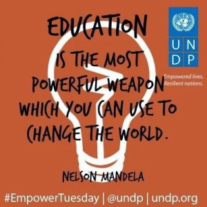 Education Quote By Nelson Mandela