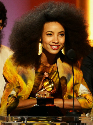 Esperanza Spalding, grammy winner and natural hair icon.