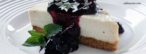 Blueberry Cheesecake Facebook Cover