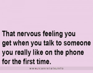 phone calls always make me nervous