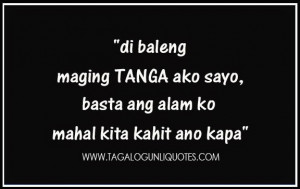 Tagalog Sweet Quotes for BF & GF