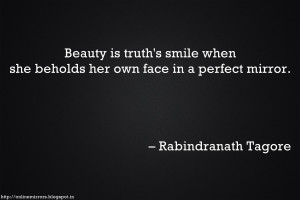 beautiful smile quotes - Beauty is truth's smile when she beholds her ...