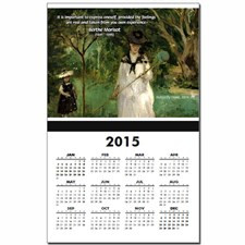 Berthe Morisot Art Quote Calendar Print for