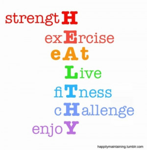 Staying Healthy Quotes http://weheartit.com/entry/44722297