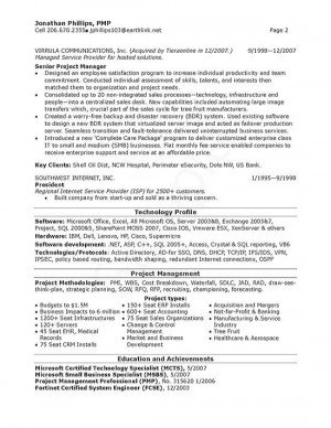 Senior IT Manager Resume Example – Page 2