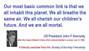 On Peaceful Coexistence by US President John F Kennedy