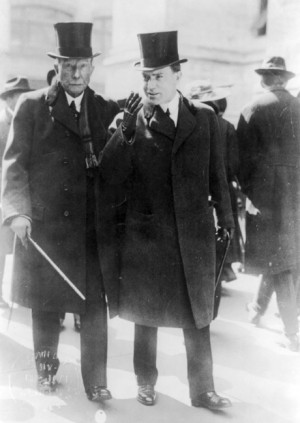 John D. Rockefeller ( left ), who established the Rockefeller Sanitary ...