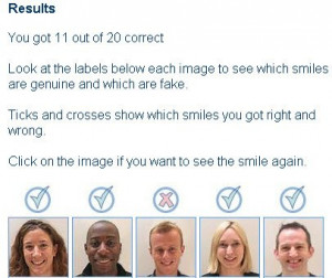 Fake Smile Vs Real Smile Test