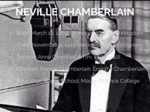 NEVILLE CHAMBERLAIN