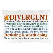 Divergent Quotes Pillow Case for