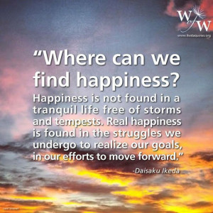 let's find REAL happiness