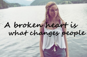 breoken heart, broken, change, love, text, typography, vintage
