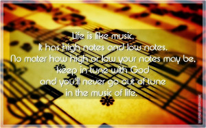 Life Is Like Music, Picture Quotes, Love Quotes, Sad Quotes, Sweet ...