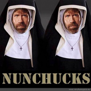 Funny Pciture - Nunchucks chuck norris