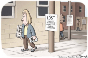 More civility, less profanity, please.