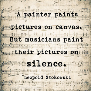 painter paints pictures on canvas. But musicians paint their ...