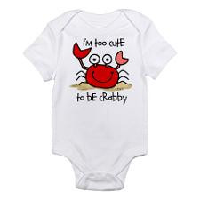 Too Cute Crab Infant Bodysuit for