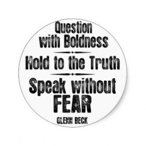 Glenn Beck Quote... 3 things Stickers