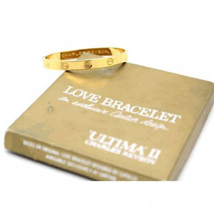 Vintage 1970 Gold Cartier LOVE Charles Revson Bracelet ACCESSGLAM