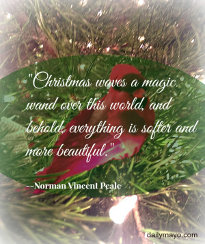 Norman Vincent Peale christmas quote