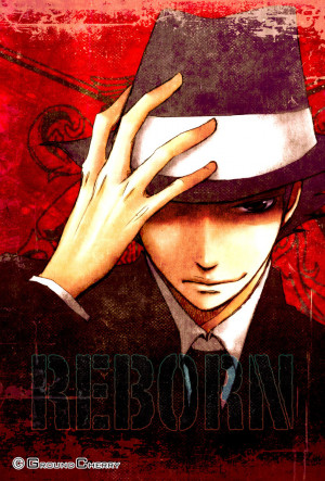 Tags: Anime, Katekyo Hitman REBORN!, Reborn, Hand on Hat, Fedora ...