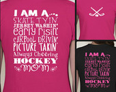 Hockey Mom t-shirt Skate Tyin, Jersey Washin, Early Risin, Carpool ...