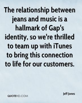 Jones - The relationship between jeans and music is a hallmark of Gap ...