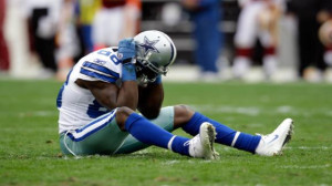 Dez Bryant Sad On The Field picture